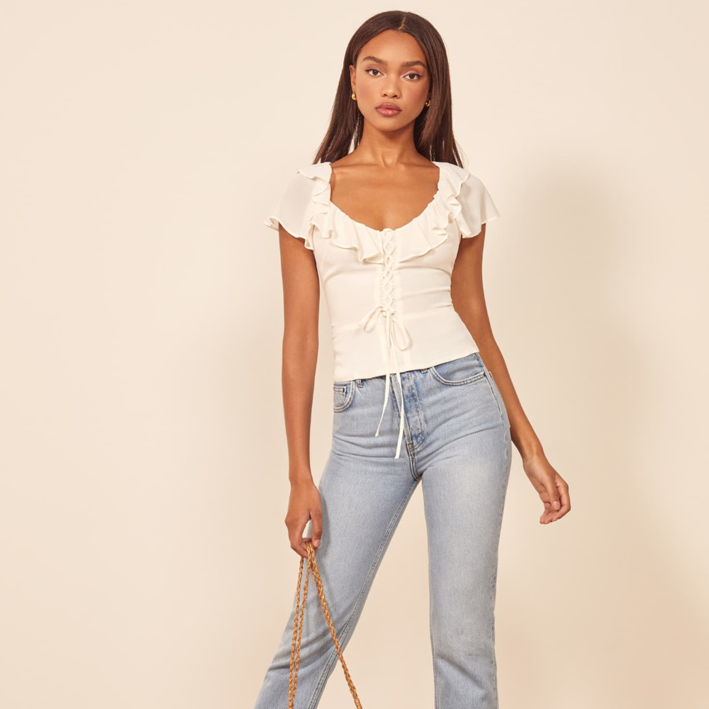 Fleur Top (Reformation: Size 8)